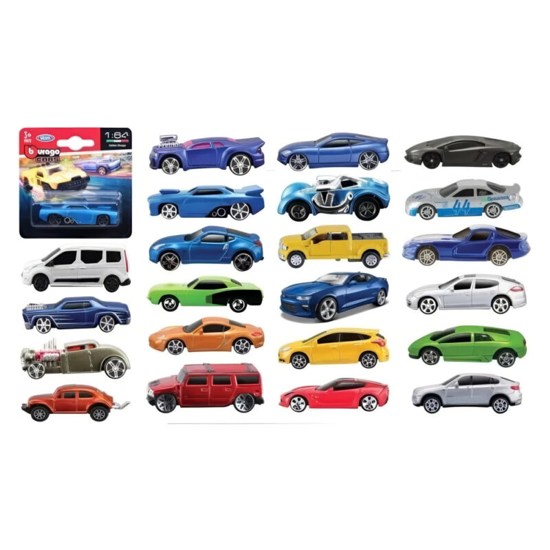 Burago Automobili 1:64 Asst Red Blister - Image 1