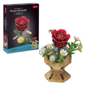 Cubic Fun Puzzle Flower Bouquet Rose W3301h - Image 1
