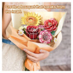 Cubic Fun Puzzle Flower Bouquet Sunflower W3303h - Image 3