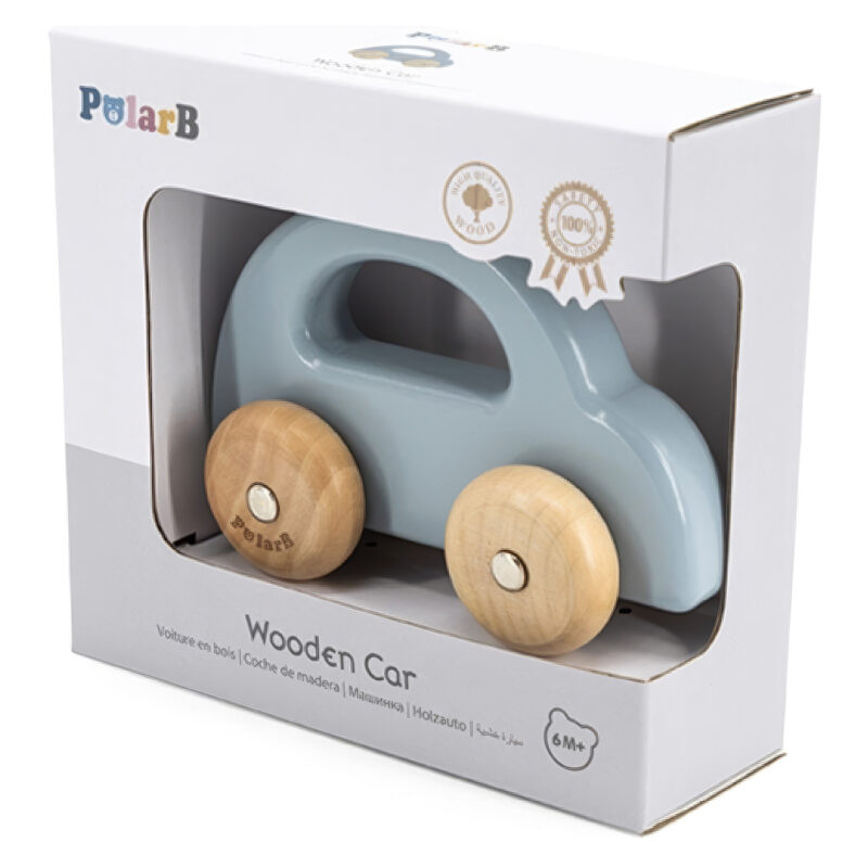 Drveno Auto Plavo 44224 - Image 1