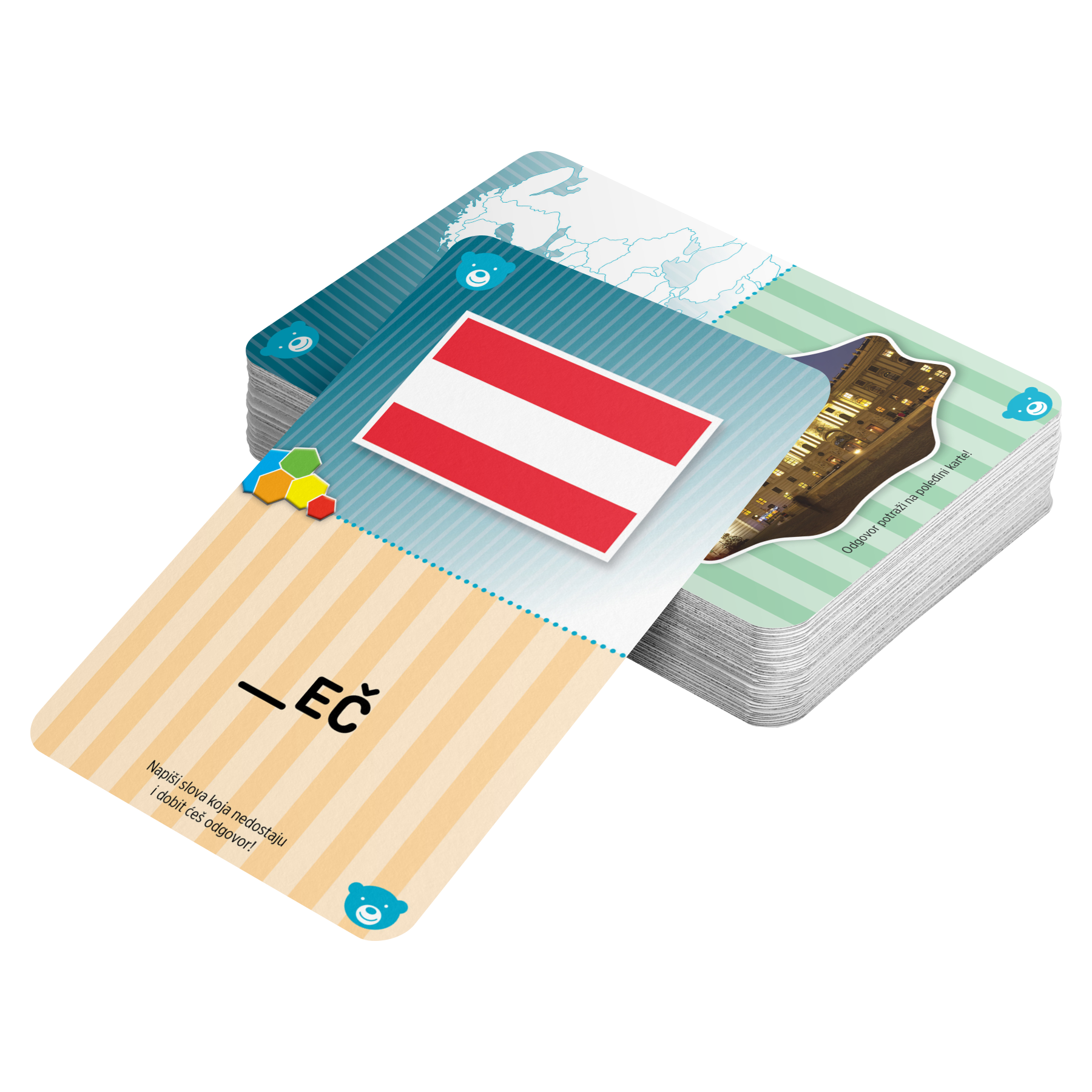 Edukativne Karte Piši-Briši Glavni Gradovi Europe s Markerom 113405