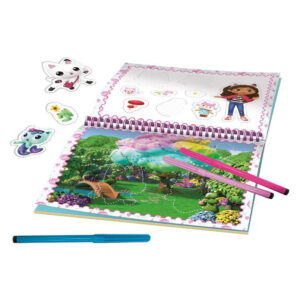 Gabbys Dollhouse Čarobna Knjiga Purr-ific Nacrtaj I Oboji - Image 1