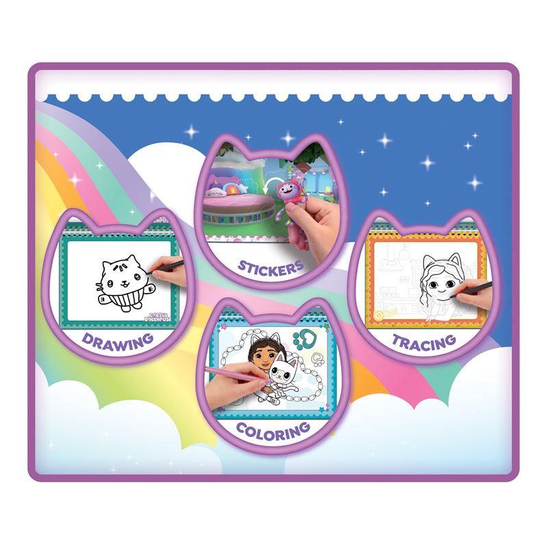 Bojanka Gabby's Dollhouse Purr-ific Nacrtaj i Oboji 109291