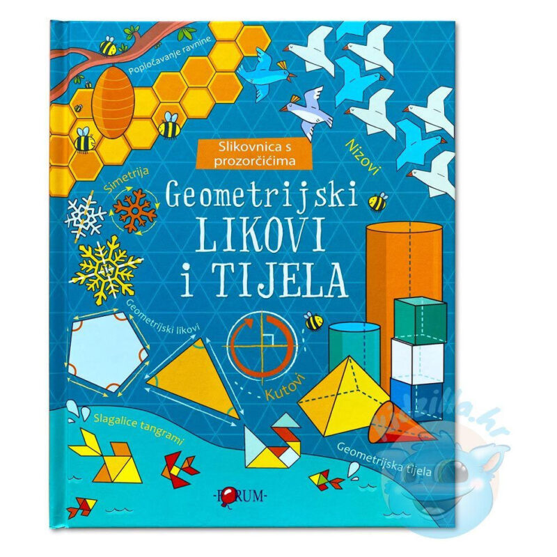 Geometrijski Likovi I Tijela Slikovnica S Prozorčićima - Image 1