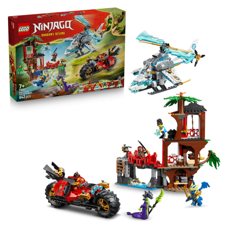Lego Bitka Ninja Vozila S Kućicom Na Drvetu 71857 - Image 1