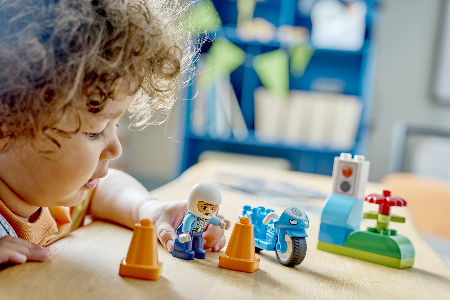 Lego Plavi Policijski Motor 10471