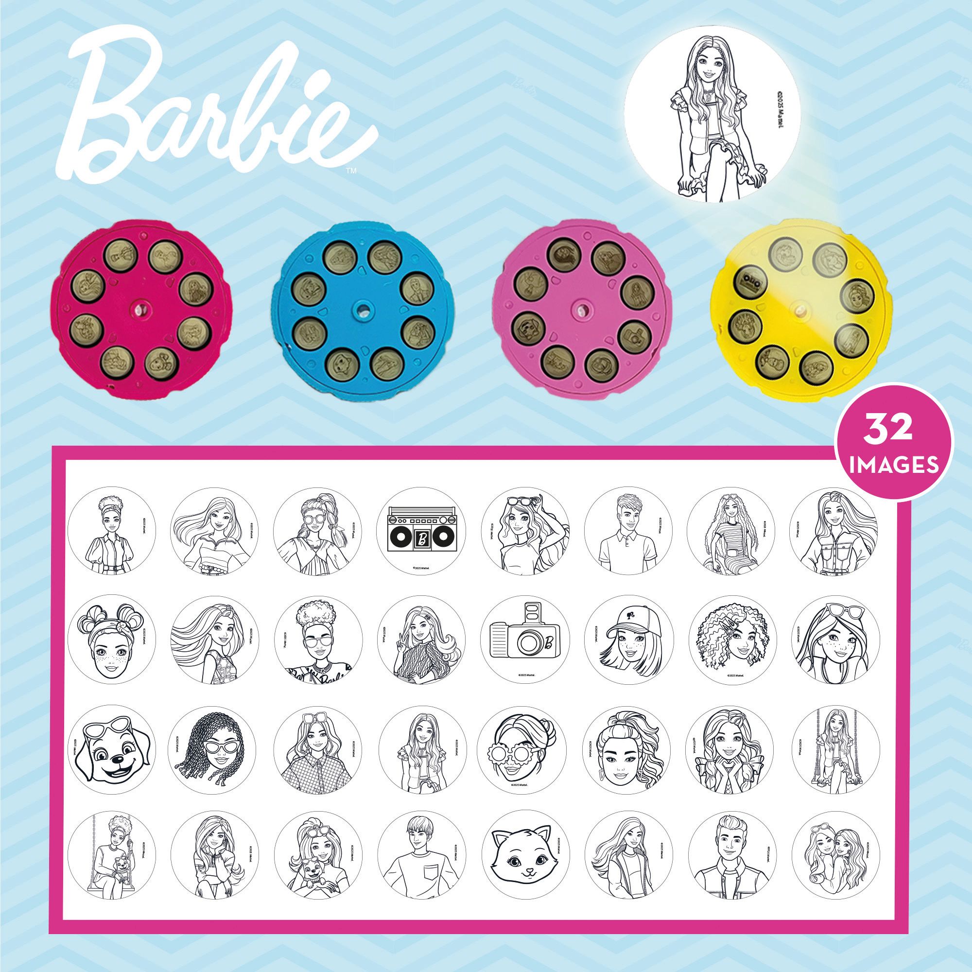 Projektor Barbie Škola Crtanja 113253