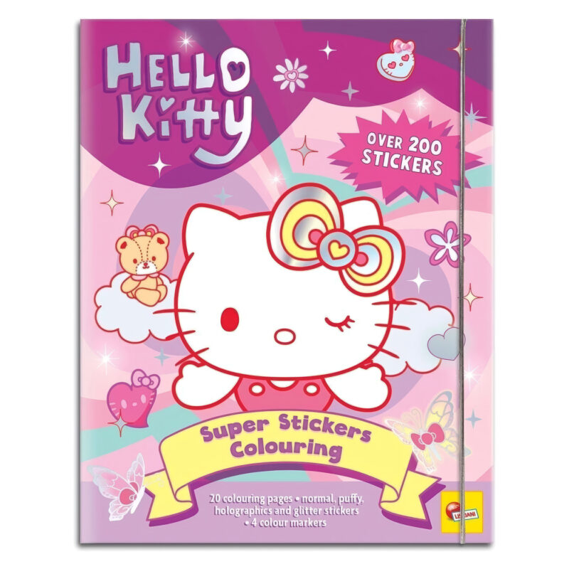 Lis:hello Kitty Bojanje Super Naljepnice Display 12 - Image 1