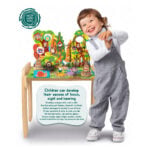 Lis:montessori Drveni Stol Za Bebe Vile Sa Više Aktivnosti - Image 3