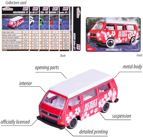 Majorette Castheads Autići Asst