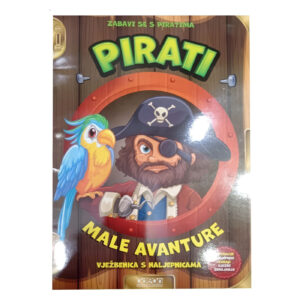 Male Avanture Vježbanica S Naljepnicama Pirati - Image 1