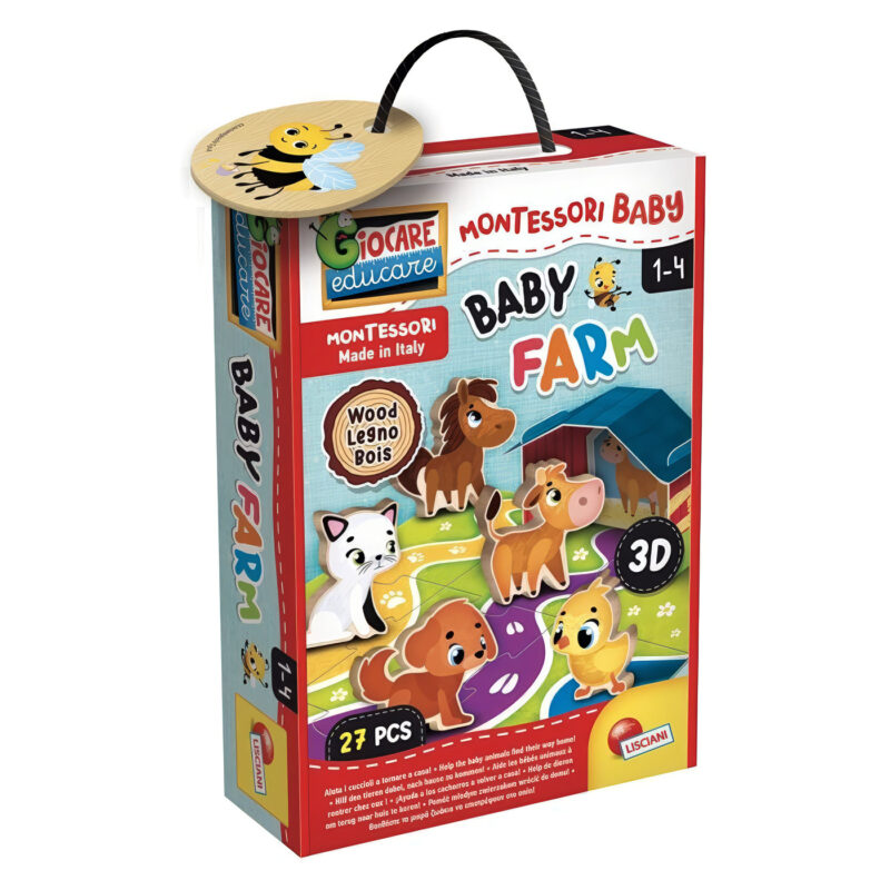 Montessori Drvena Baby Farma - Image 1