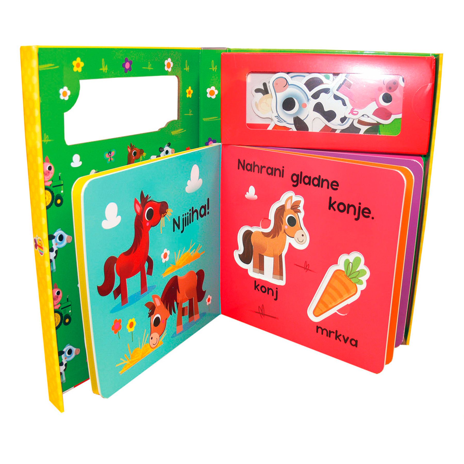 Knjiga sa slagalicama ODEON Farma 113904