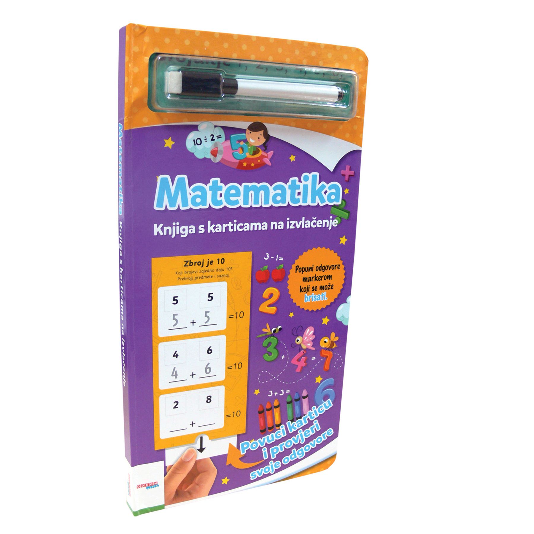 Knjiga ODEON Povuci i nauči Matematika 113905