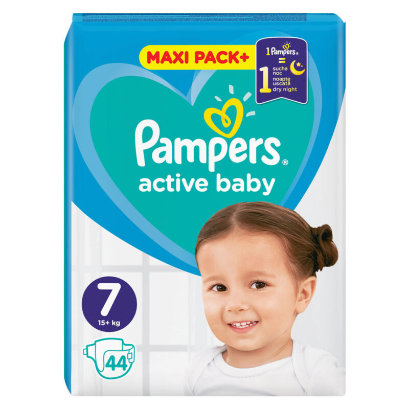 Pampers Jumbo Maxi Pack 7 (44kom) - Image 1