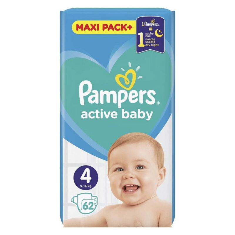 Pampers Jumbo Maxi Pack Maxi (62 Kom) - Image 1
