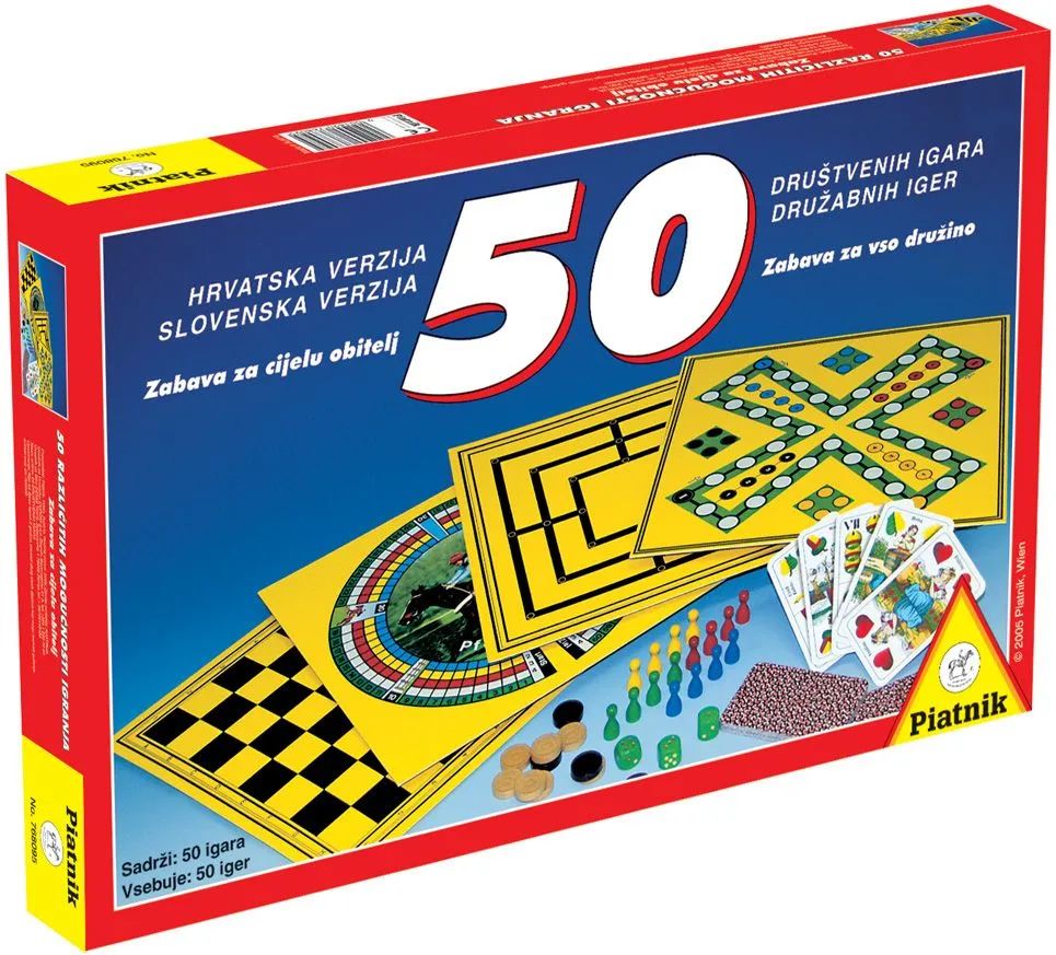 Set Piatnik 50 Društvenih Igara PJ768095 33272