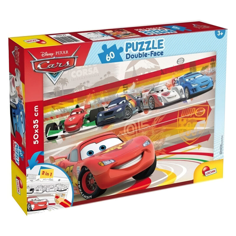 Puzzle Složi I Oboji Df Plus 60 Cars - Image 1