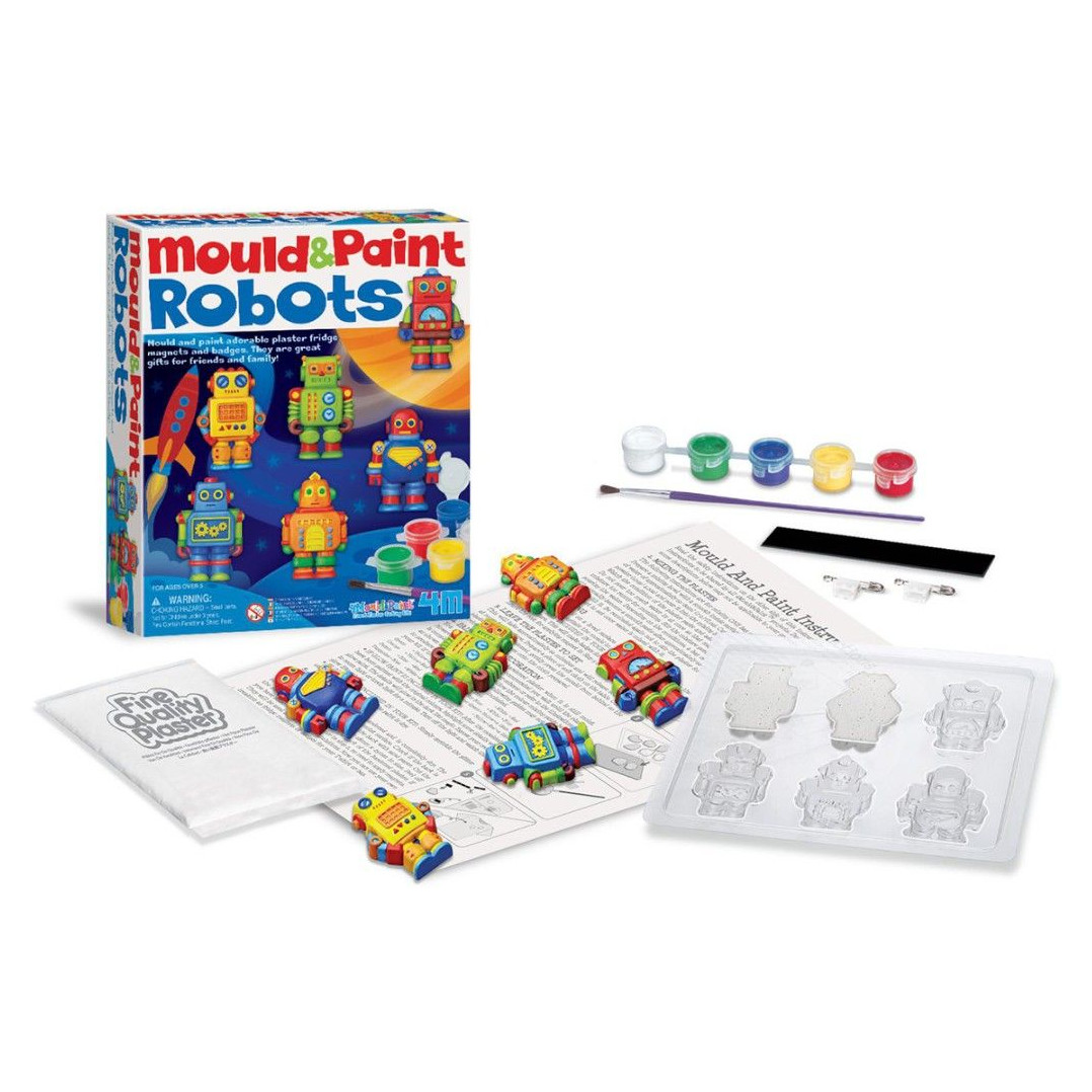 Set 4M Mould Paint Robots 31815