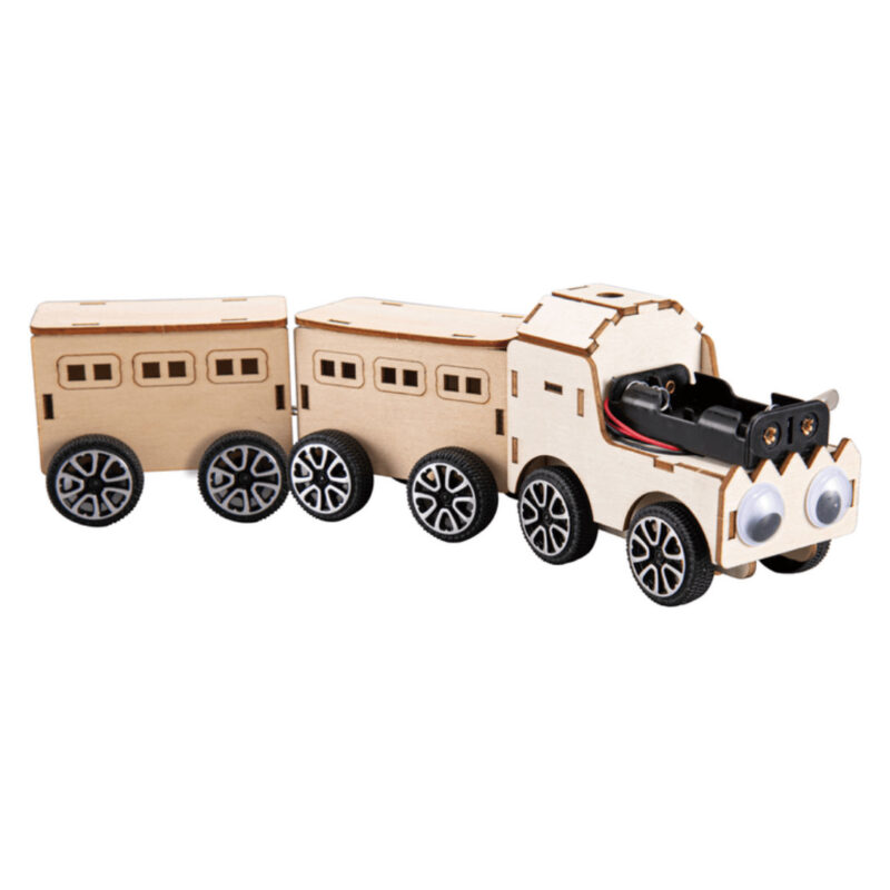 Steam Set Za Slaganje Drveni Voz - Image 1