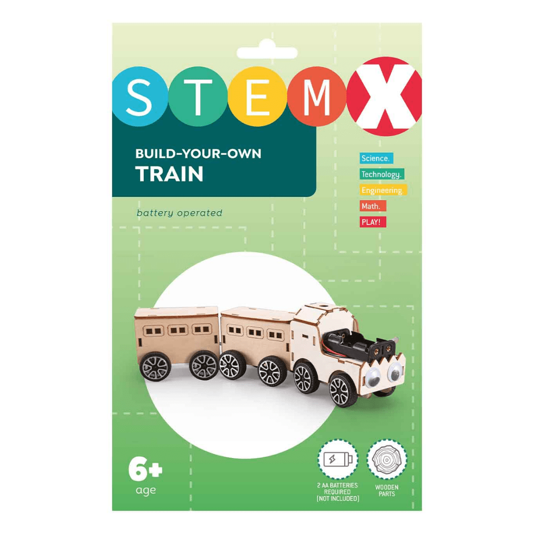 STEM X® Edukativni Set — Drveni Voz sa Motorom