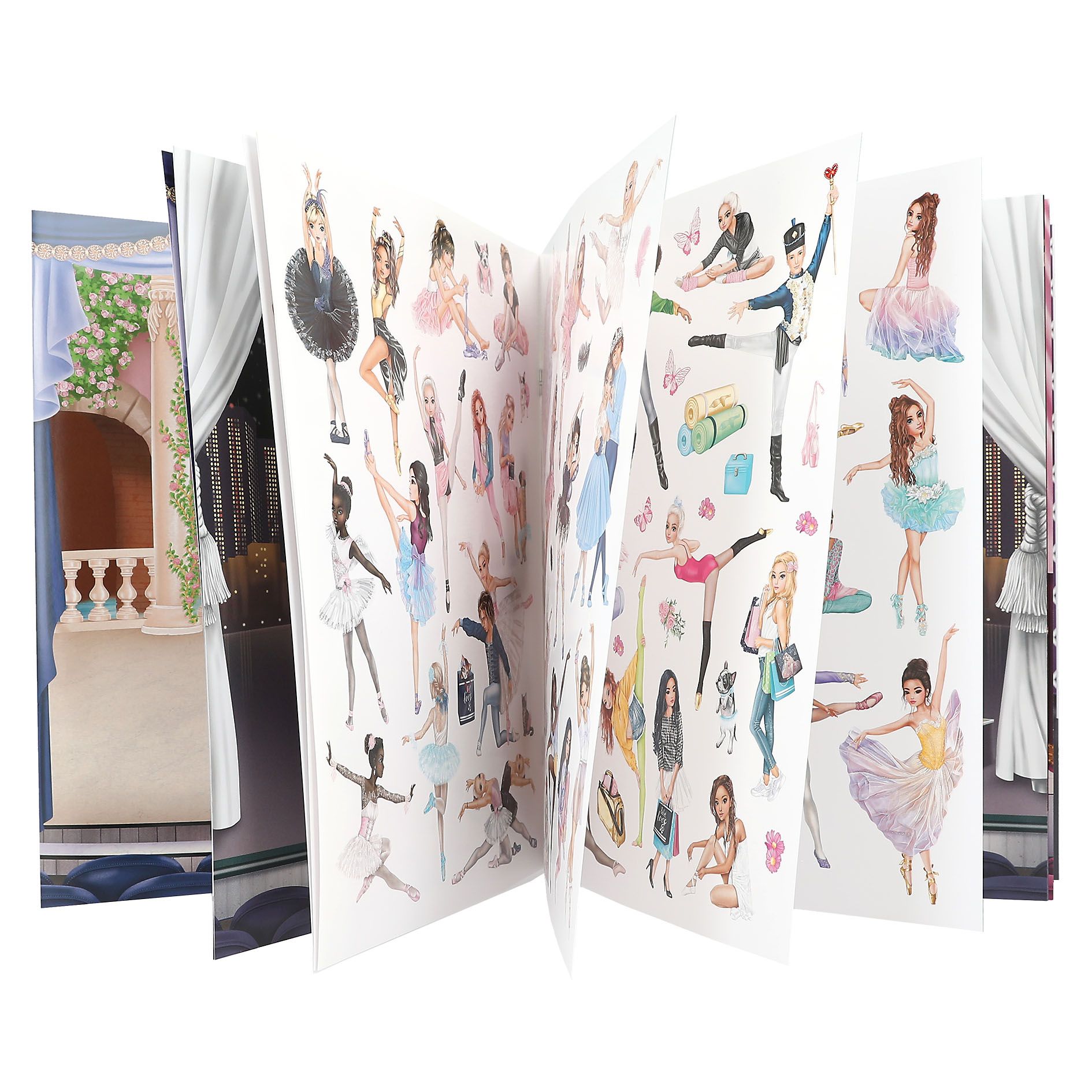 Bojanka Top Model Svijet Naljepnica Balet 109072