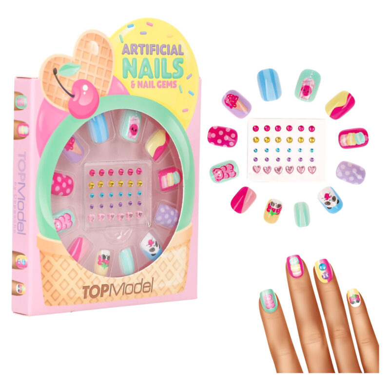 Top Model Umjetni Nokti Ukrasni Kamenčići Candy Glam - Image 1