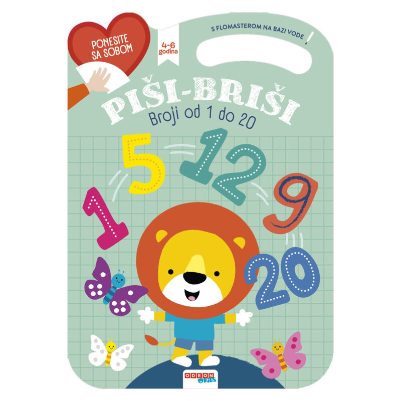 Vježbenica Piši Briši Brojanje 1-20 - Image 1