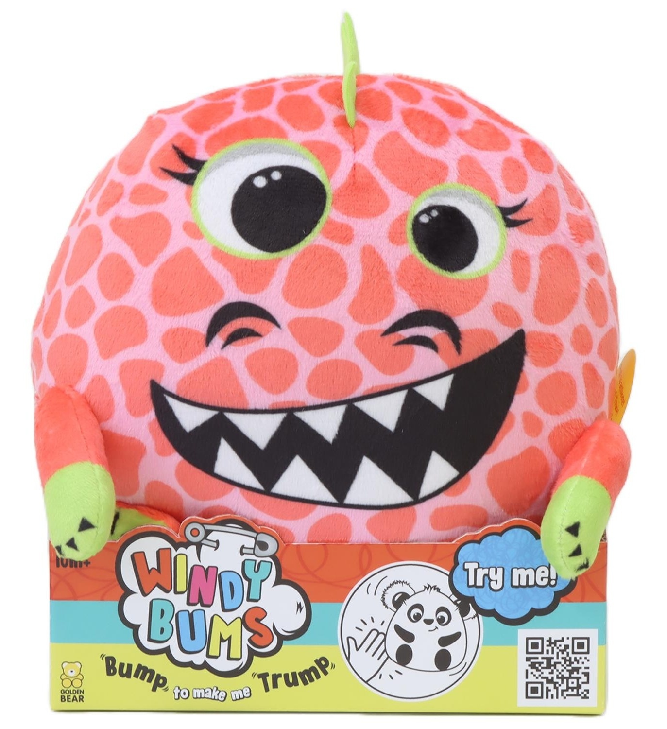 Windy Bums® Interaktivni Pliš — Zabavna Plišana Igračka za Djecu 10+ Mjeseci