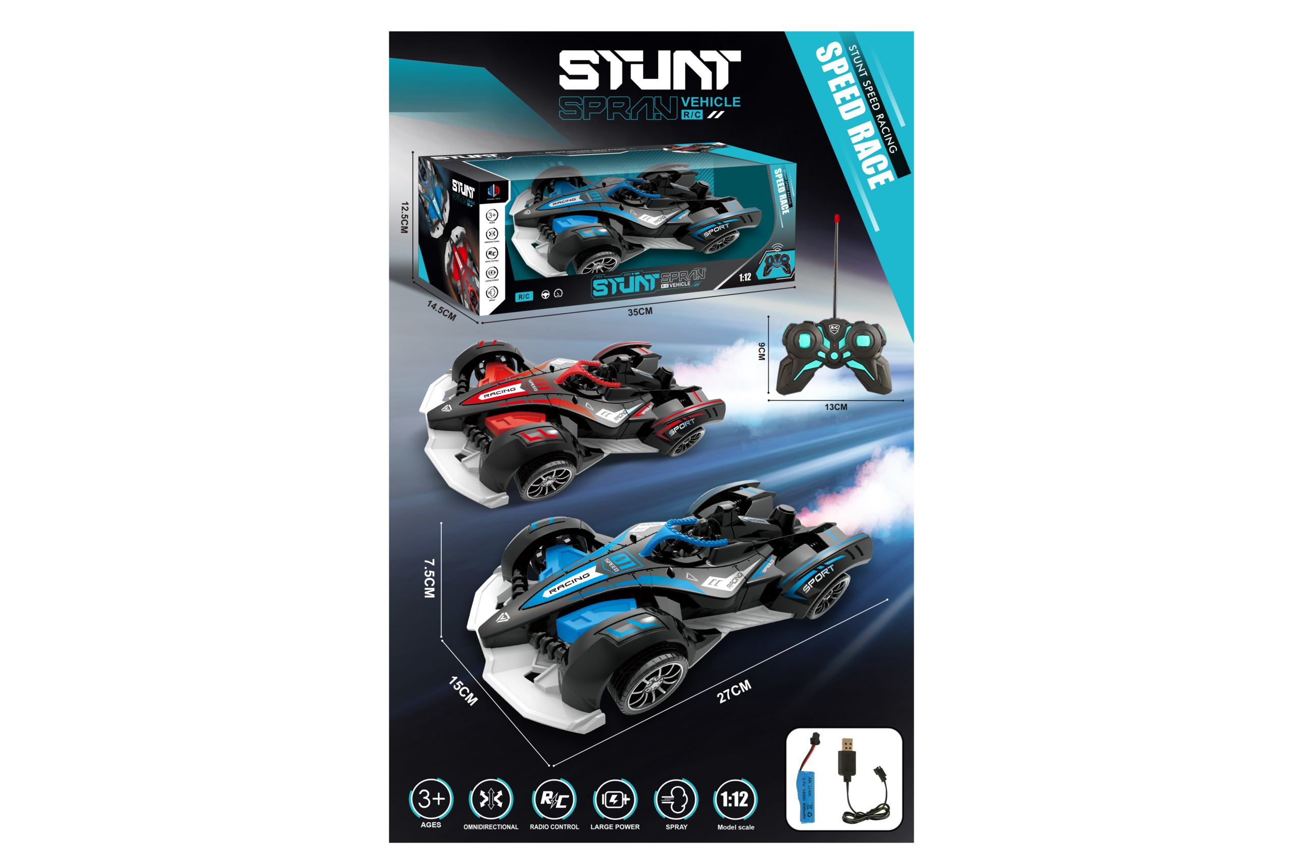 Auto Na Daljinski 1:12 5Ch R/C 24192295