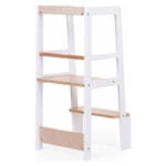 Childhome Learning Tower White Natural Chltnw - Image 1