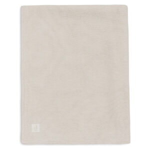 Dekica Jollein Basic Knit Oatmeal/Velvet 100x150 cm - Image 1