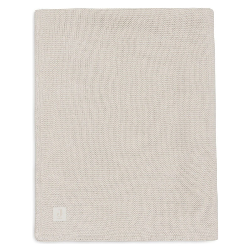 Dekica Jollein Basic Knit Oatmeal/Velvet 100x150 cm - Image 1