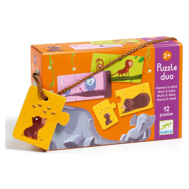 Djeco Dj08157 Puzzle Duo - Mama I Beba - Image 1