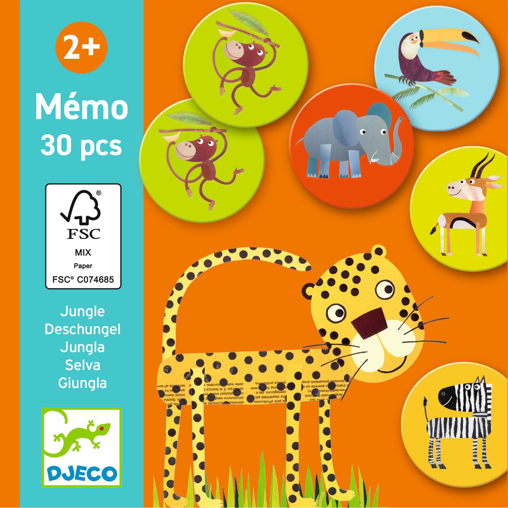 Memory Djeco džungla DJ08159