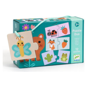 Djeco Dj08273 Puzzle Duo - Boje I Oblici - Image 1
