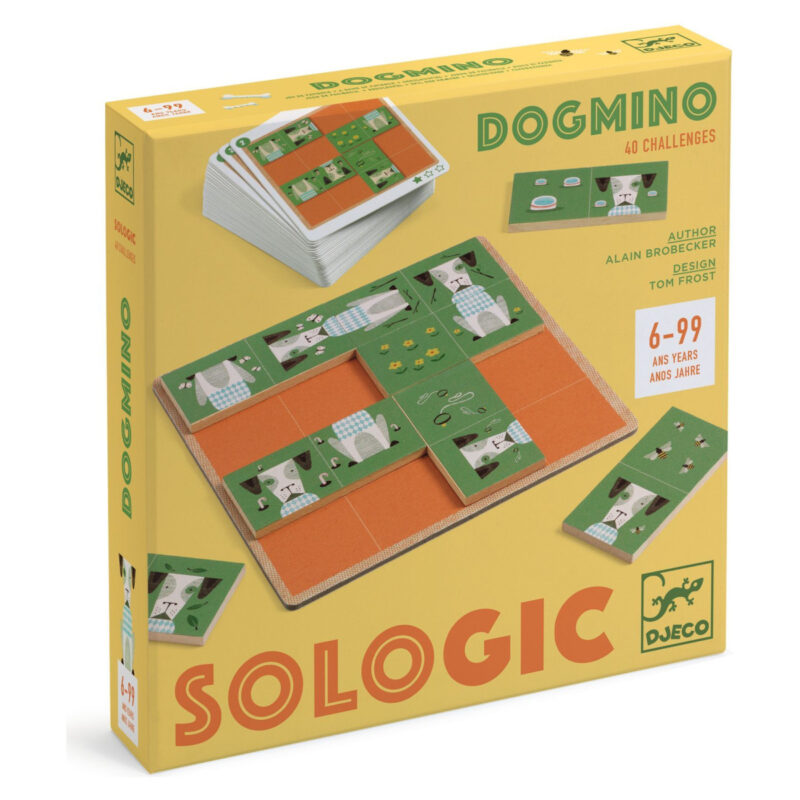 Djeco Dj08522 Edukativna Igra Sologic - Dogmino - Image 1