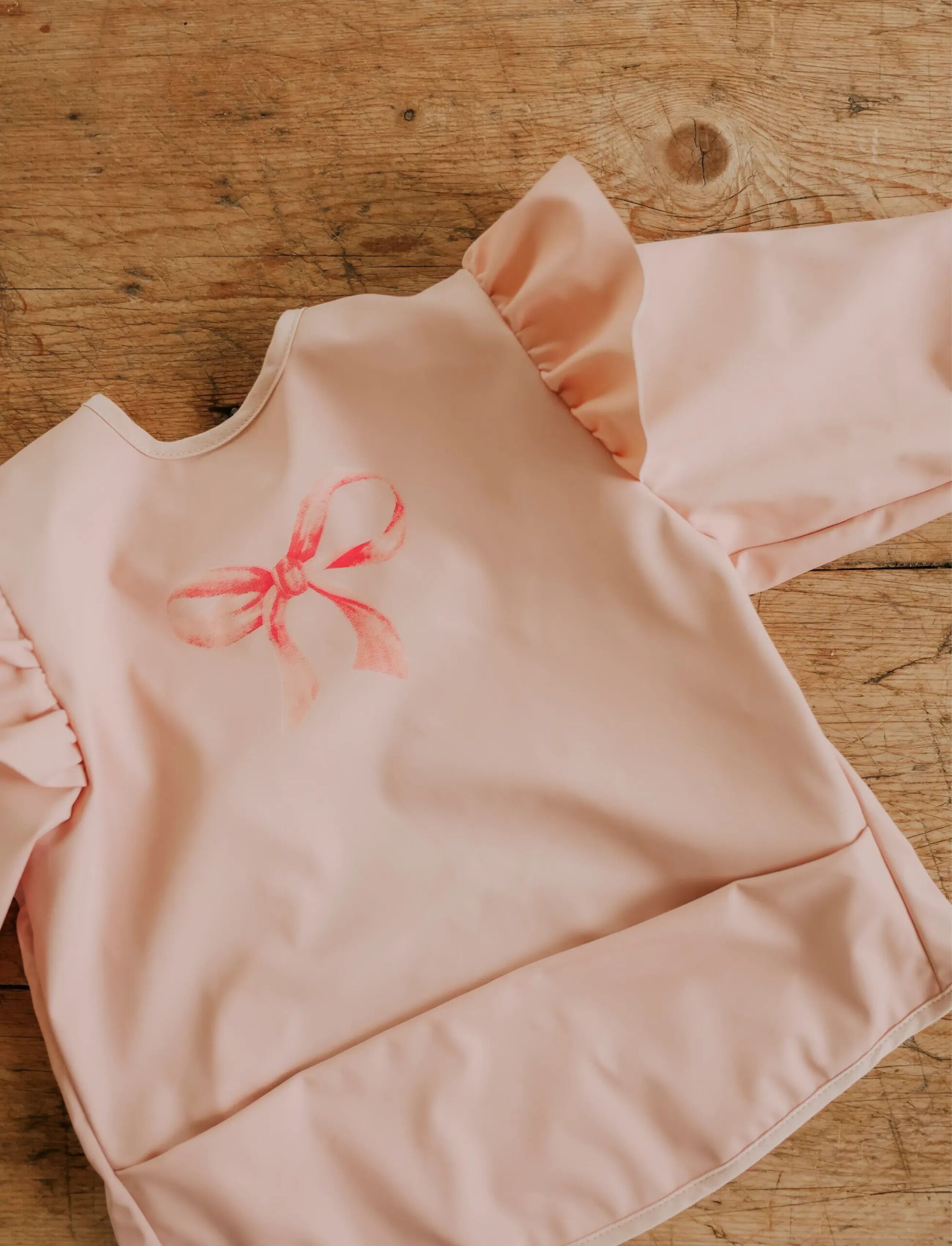 Elodie Rosy Bow Siperak Dugih Rukava