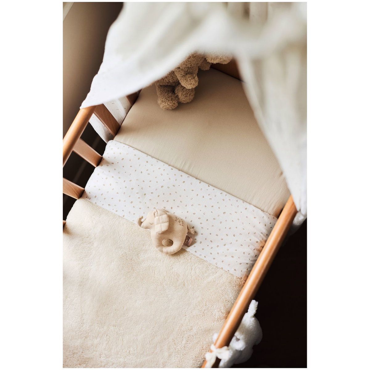 Jollein Plahta Oatmeal/sand 60x120