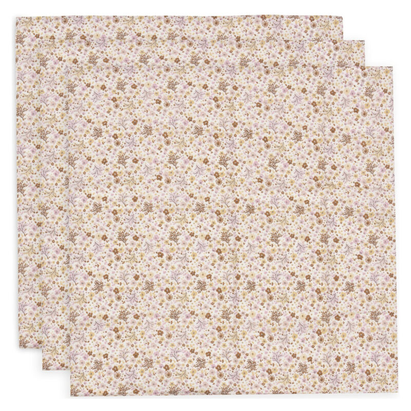 Jollein Tetra Pelene Flower Fairies 70x70 3pack - Image 1