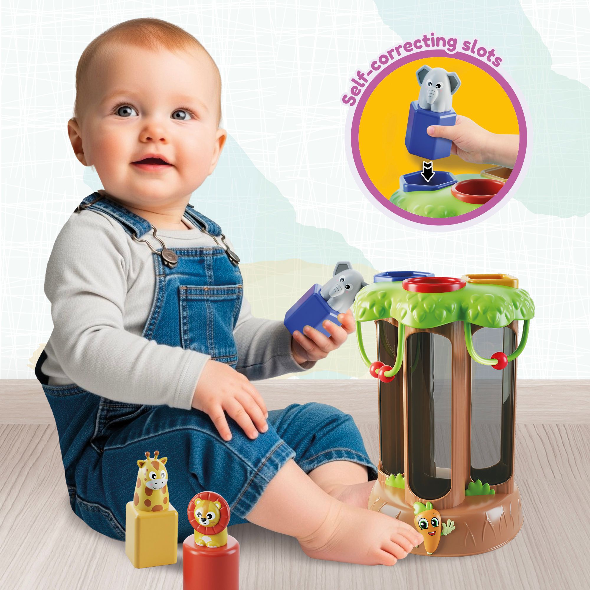 Igra logike Carotina Baby Savannah