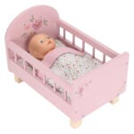 Drvena kolijevka za lutke Little Dutch Pink LD2517