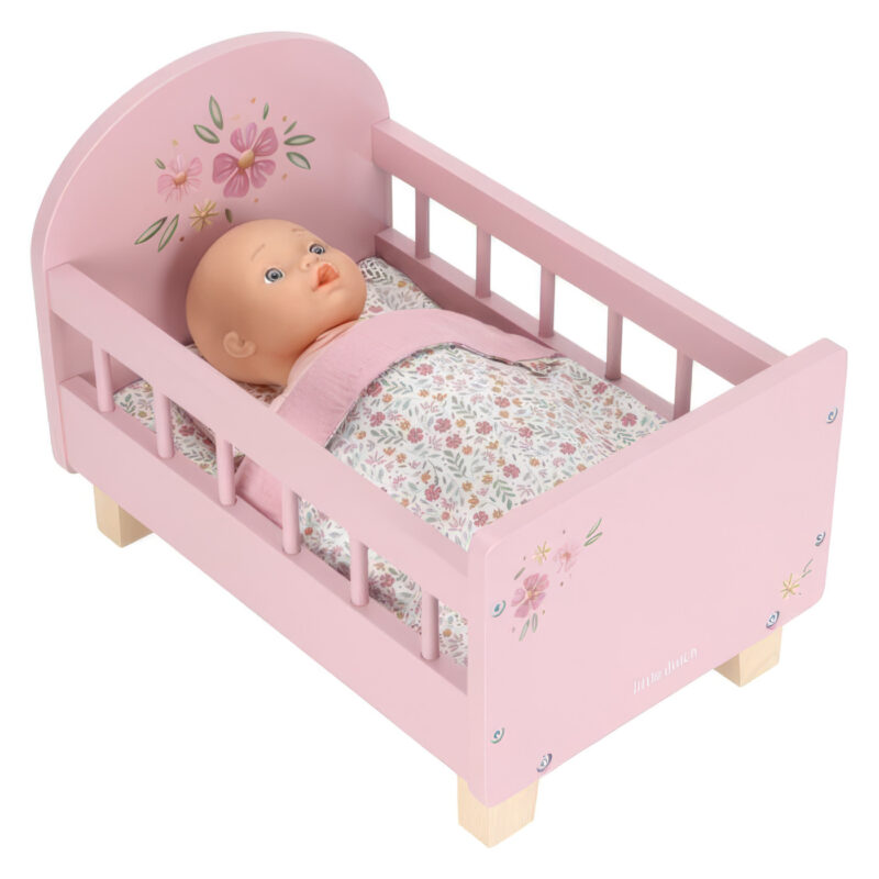 Little-Dutch-Drvena-Kolijevka-Za-Lutke-Pink-Ld2517-20260523-225657 Little Dutch Drvena Kolijevka Za Lutke Pink Ld2517 - Image 1