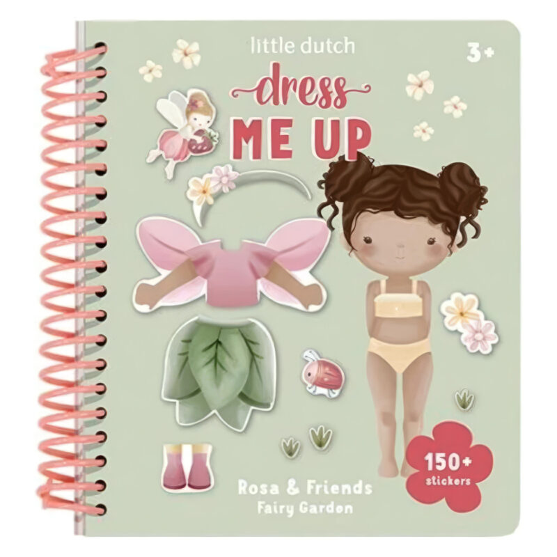 Little Dutch Knjiga Naljepnica Fairy Garden Dress Me Up 126324 - Image 1