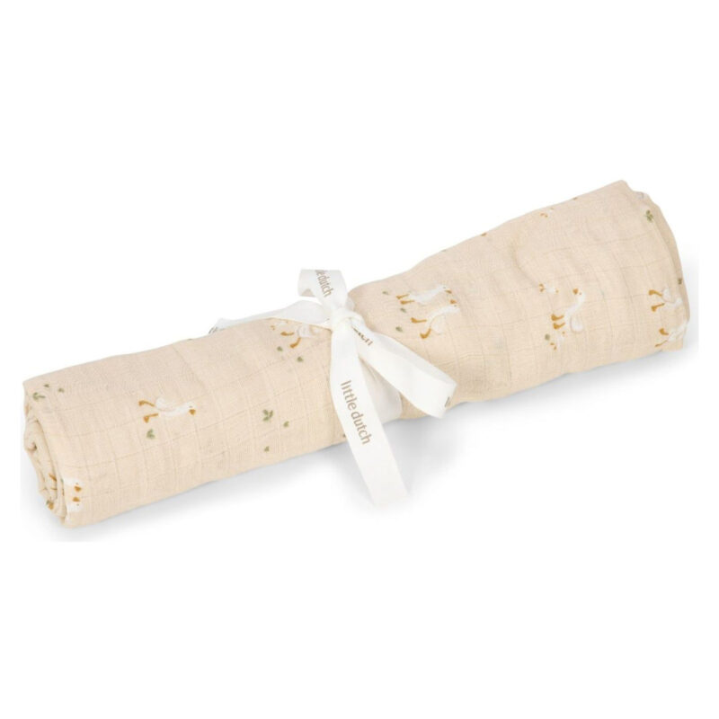 Little-Dutch-Pamuna-Pelena-Little-Goose-120x120-Te-20260523-064527 Little Dutch Pamučna Pelena Little Goose 120x120 Te51925032 - Image 1