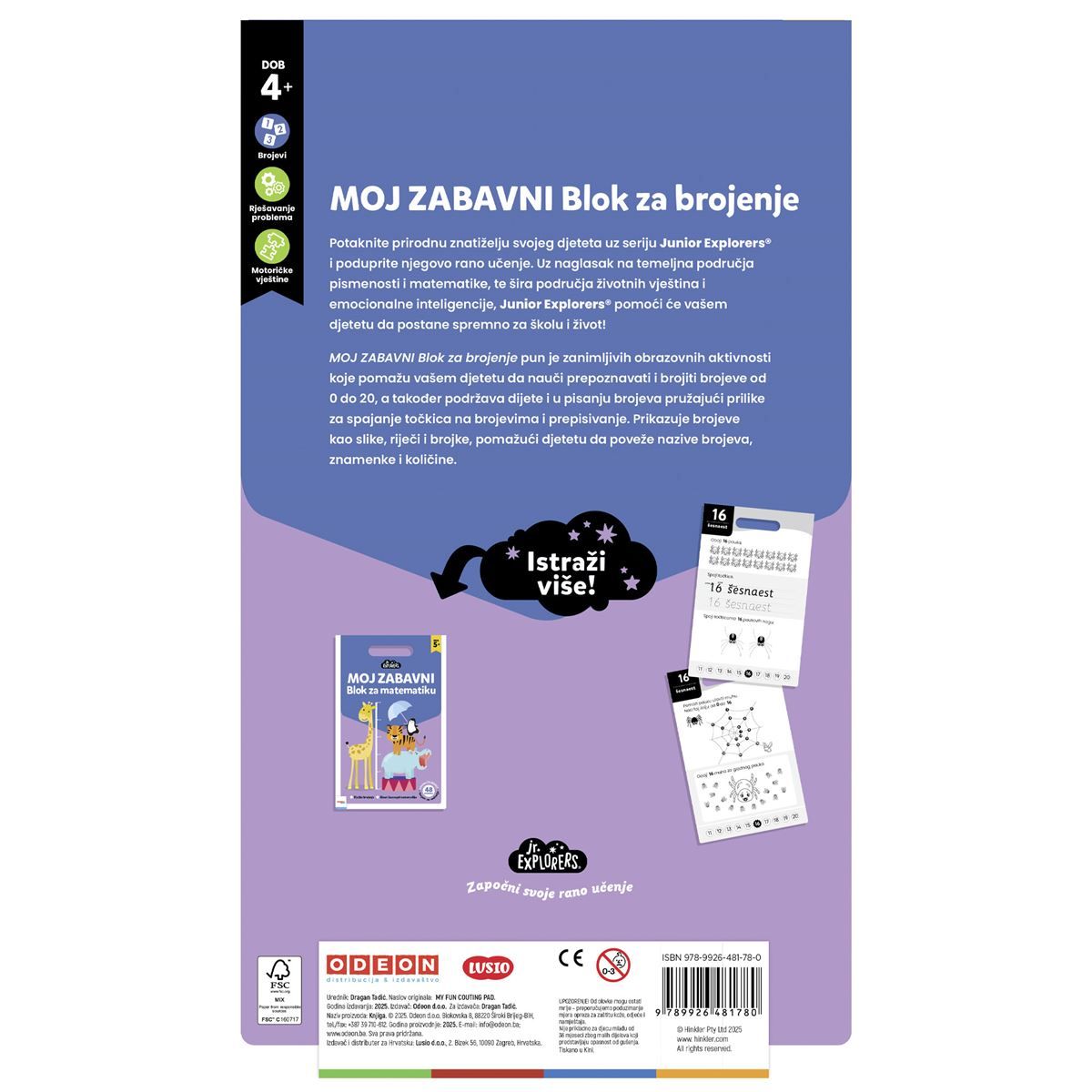 Ode:moj Zabavni Blok Za Brojanje