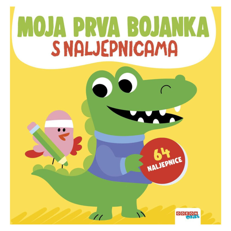 Ode:moja Prva Bojanka S Naljepnicama (žuta) - Image 1