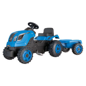 Smoby Farmer Xl Traktor Plavi + Prikolica - Image 1