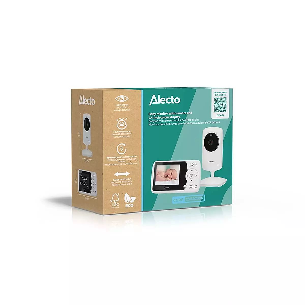 Alecto Baby Monitor S Kamerom Dvm64