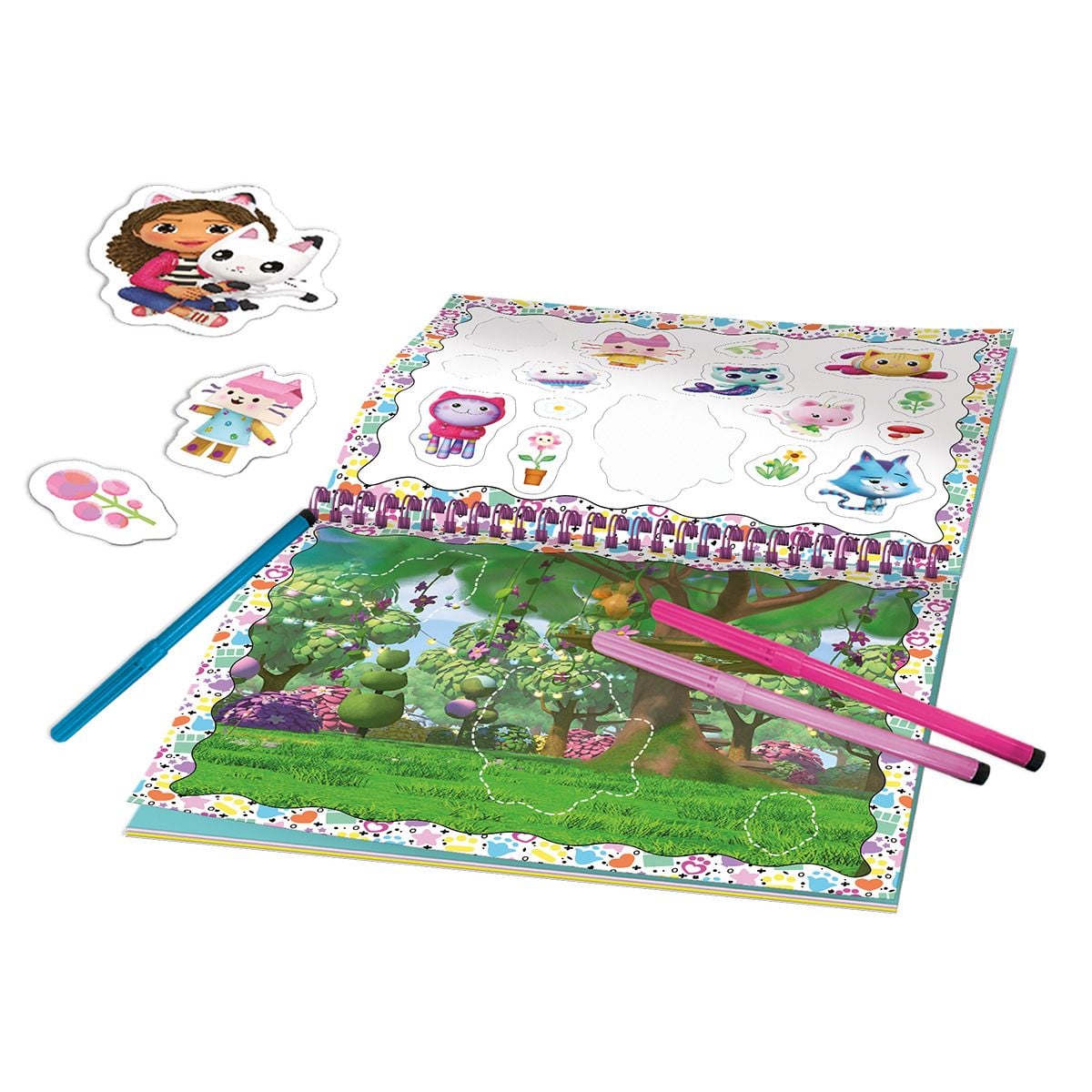 Gabbys Dollhouse Čarobna Knjiga Gab-tastic Nacrtaj I Oboji
